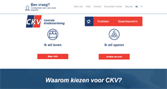 Desktop Screenshot of ckv.be